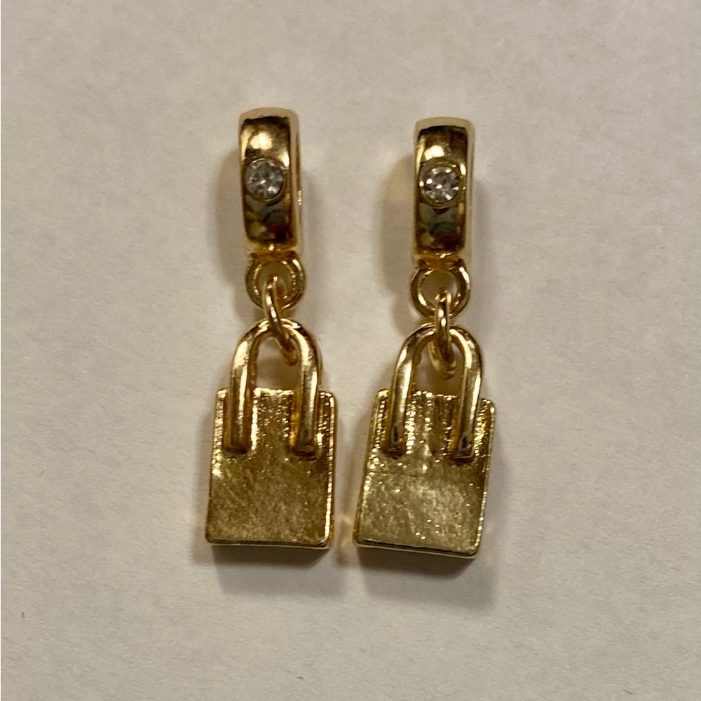 Two Gold Purse Handbag charms